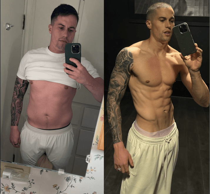 Kenny Campbell client transformation before and after